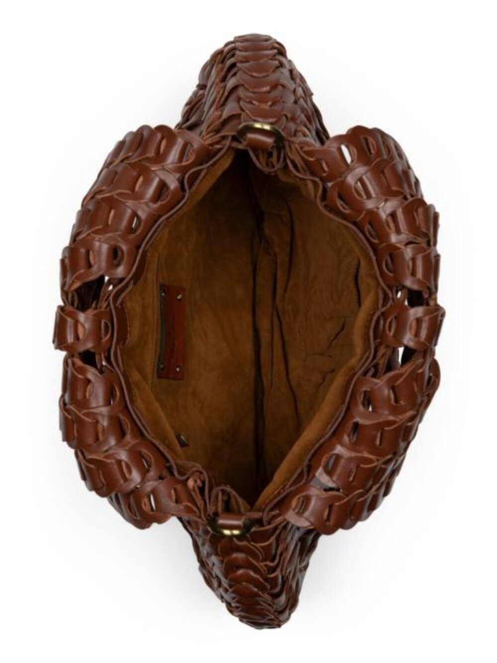 PATRICIA NASH Leather Pisticci Chain Link Top Handle With Shoulder Strap - Picture 2 of 5